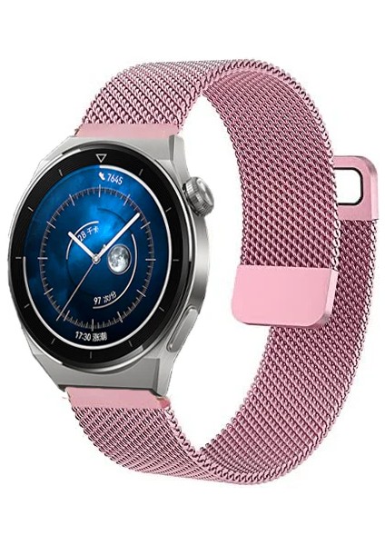 Digizone Huawei Gt/gt2/gt3/gt4/gt5 ve Pro Serileri Uyumlu Metal Hasır Kordon 46MM
