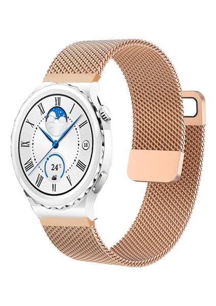 Digizone Huawei Gt/gt2/gt3/gt4/gt5 ve Pro Serileri Uyumlu Metal Hasır Kordon 46MM