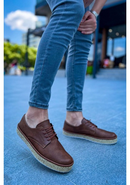 SHO117 Bağcıklı Rahat Taban Cbt Stamina Nuova Erkek Ayakkabı Taba modelleri