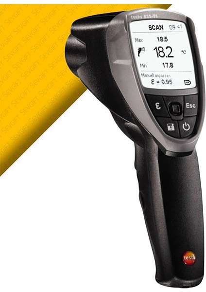 Testo 835-T1 Kızılötesi Lazerli Termometre 600°C