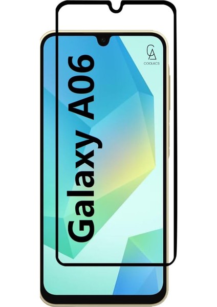 Samsung Galaxy A06 ile Uyumlu Telefon Kılıfı ve 5d Tam Kaplayan Cam Ekran Koruyucu