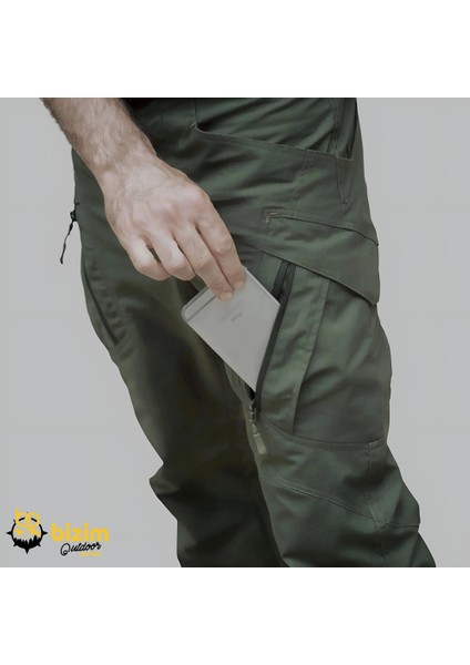 Ithal Yazlık Likralı Su Geçirmez Tactical Pantolon Ünisex Haki Renk -Waterproof fiyatları
