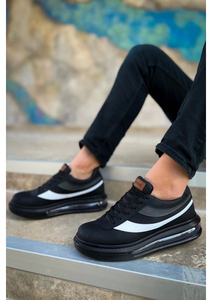 SHO172 Bağcıklı Balon Taban Ariosa Rrt Erkek Ayakkabı Sıyah fırsatları