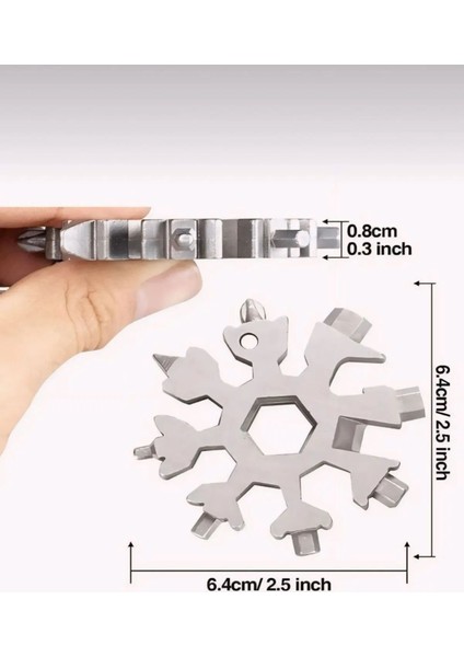 3 Adet Kar Tanesi Çelik Taşınabilir Çok Amaçlı Tornavida Takımı/ Konserve Şişe Açıcı 18 In 1 indirimleri