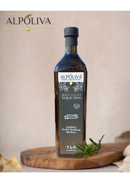 Erken Hasat Soğuk Sıkım Zeytinyağı 1 lt