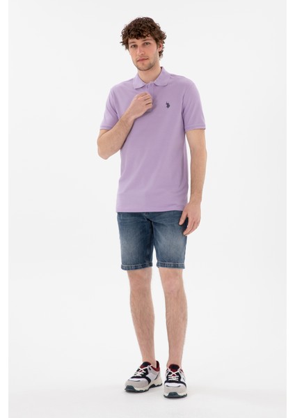 Erkek Lila Tişört Basic 50297984-VR034 fırsatları