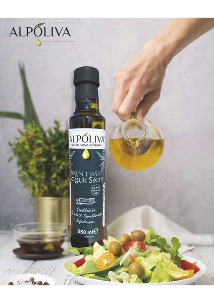 Erken Hasat Soğuk Sıkım Naturel Sızma Zeytinyağı 250 ml