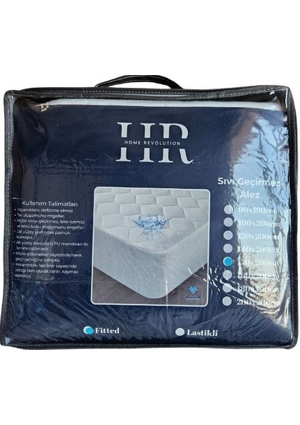 Sıvı Geçirmez Fitted Full Kenar Alez Yatak Koruyucu