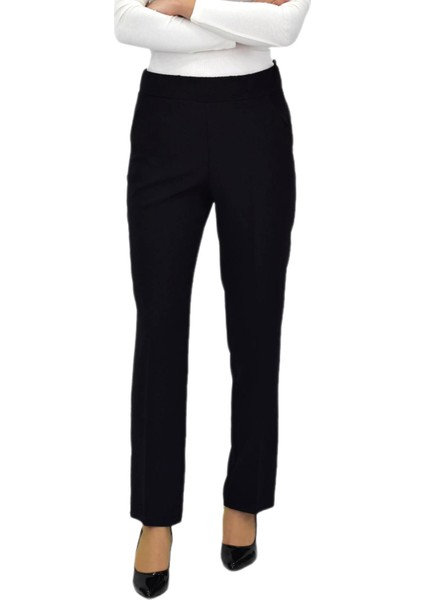 Kadın Kumaş Pantolon Kemer Lastikli BGL-ST04320