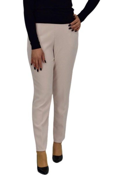 Kadın Kumaş Pantolon Kemer Lastikli BGL-ST04320