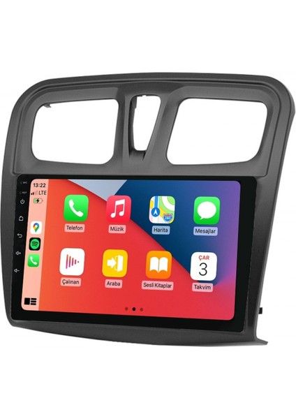 Crt 432 Serisi Renault Clio Symbol 2014-2019 4-64GB Carplay Navigasyonlu Android Multimedya Teyp
