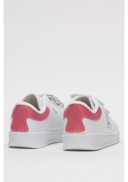 Çocuk Kuromi Baskılı Cırtlı Unisex Spor Ayakkabı BEYAZ - PEMBE fırsatları