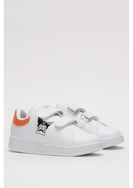 Çocuk Kuromi Baskılı Cırtlı Unisex Spor Ayakkabı TURUNCU modelleri