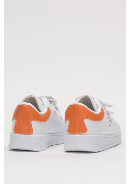 Çocuk Kuromi Baskılı Cırtlı Unisex Spor Ayakkabı TURUNCU fırsatları