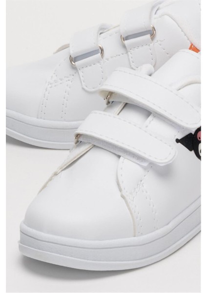 Çocuk Kuromi Baskılı Cırtlı Unisex Spor Ayakkabı TURUNCU indirimleri