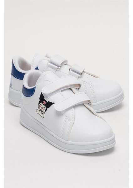 Çocuk Kuromi Baskılı Cırtlı Unisex Spor Ayakkabı LACİVERT fiyatları