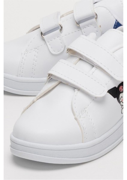 Çocuk Kuromi Baskılı Cırtlı Unisex Spor Ayakkabı LACİVERT indirimleri