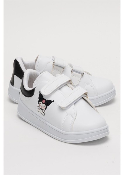 Çocuk Kuromi Baskılı Cırtlı Unisex Spor Ayakkabı SİYAH fiyatları