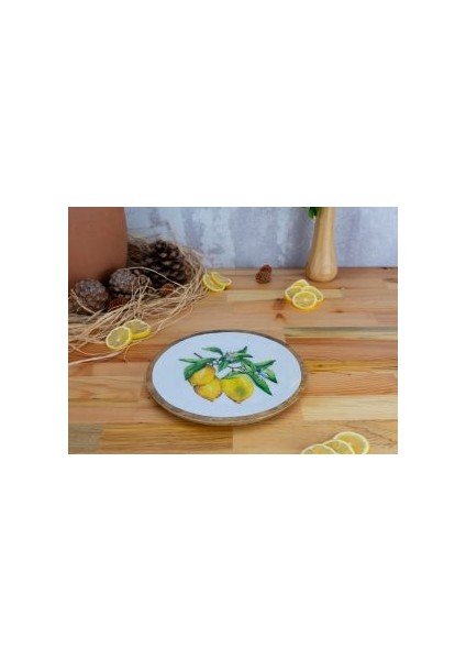 Kangura - Yuvarlak Tepsi Limon Küçük