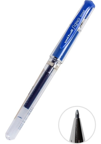 Imza Kalemi 1 Adet Uniball Signo Broad1.0 mm Roller Pilot Kalem UM-153 Roller Uçlu Likit Mürekkepli Pilot Kalem