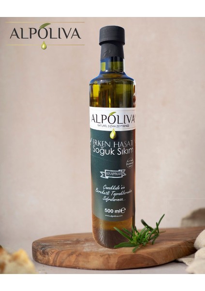 Erken Hasat Soğuk Sıkım Naturel Sızma Zeytinyağı