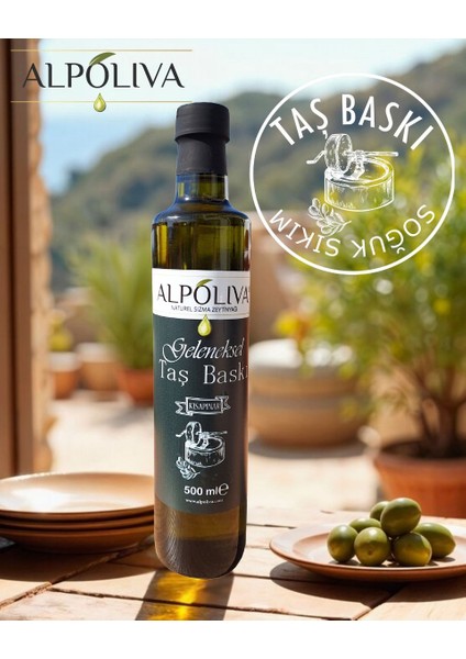 Geleneksel Taş Baskı Zeytinyağı 500 ml