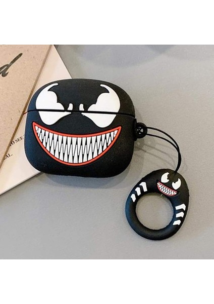 Airpods 4. Nesil (2024) Uyumlu Silikon Sevimli Cartoon Figürlü Kılıf