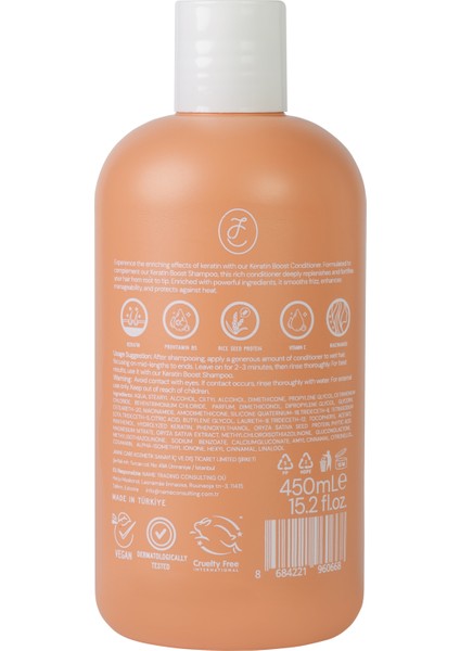 Keratin Boost Saç Kremi 450 ml