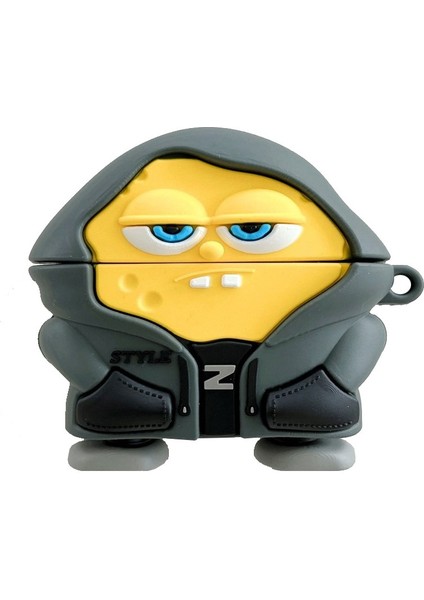 Airpods 4. Nesil (2024) Uyumlu Silikon Sevimli Cartoon Figürlü Kılıf