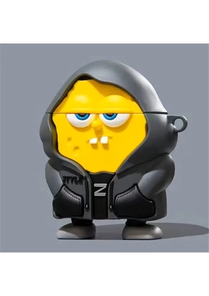 Airpods 4. Nesil (2024) Uyumlu Silikon Sevimli Cartoon Figürlü Kılıf