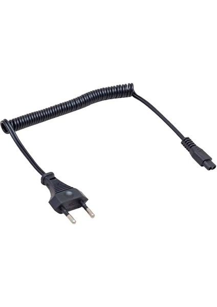 220 Volt Ac Cereyan Power Kablo Spiral Model (Tıraş Makineleri ve Işıldaklar Için) (4741)
