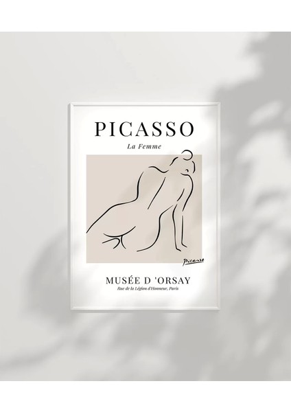 Çerçevesiz Poster Picasso La Femme