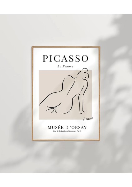 Çerçevesiz Poster Picasso La Femme indirimleri