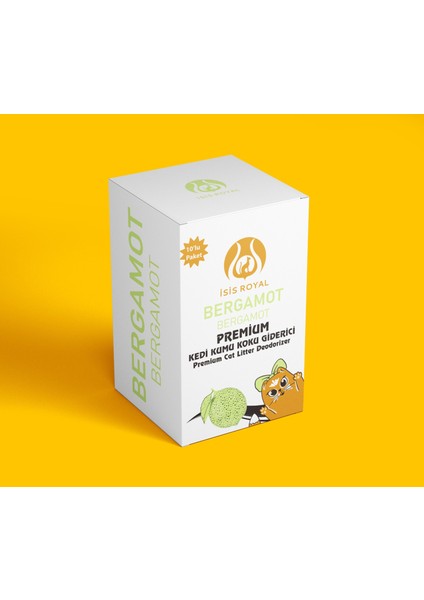 Isis Royal Premium Kedi Kumu Koku Giderici Bergamot Kokulu 10'lu Paket