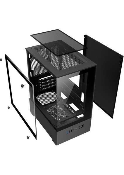 Mini Itx ve Micro Atx Akvaryum Kasa