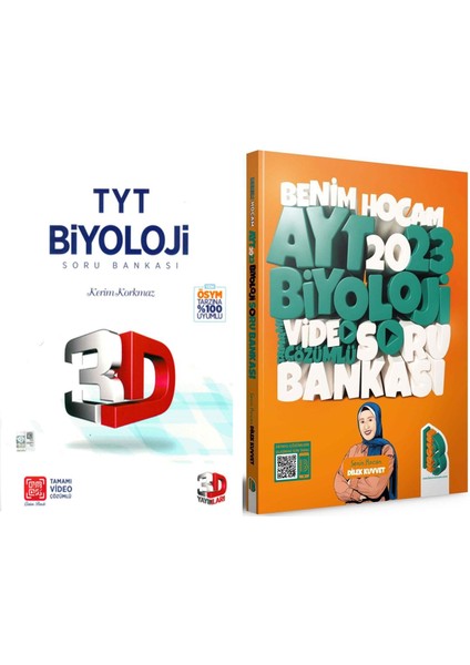 Tyt Biyoloji ve Benim Hocam 2023 Ayt Soru Bankası Seti (2 Kitap)