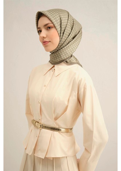 2025 Ilkbahar - Yaz - Dj Saf Ipek Eşarp ( SURA)-9345D02 fiyatları