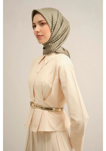 2025 Ilkbahar - Yaz - Dj Saf Ipek Eşarp ( SURA)-9345D02 modelleri