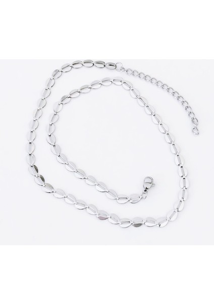 Çelik Zincir Kolye 50CM Unisex