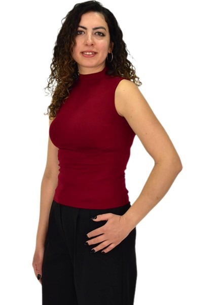 Kadın Düz Renk Vücuda Oturan Askılı Tişört BGL-ST04297 fiyatları