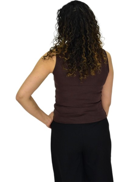 Kadın Düz Renk Vücuda Oturan Askılı Tişört BGL-ST04297 fırsatları