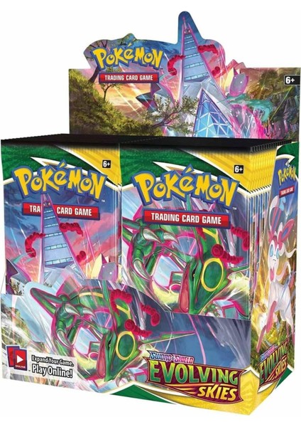 Pokemon Oyun Kartı Tcg Sword&shield Evolving Skies Booster Pack - 2 Paket (20 Kart)