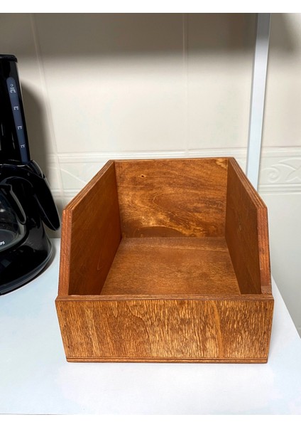 Ahşap 45LIK Plak Sandığı - Organizer Kutu - Wooden 45 Record Box