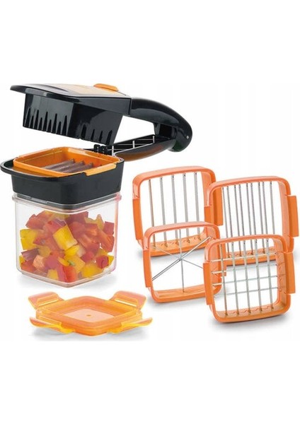 Nicer Dicer Quıck 5 In 1 Pratik Hazneli Sebze Meyve Doğrayıcı