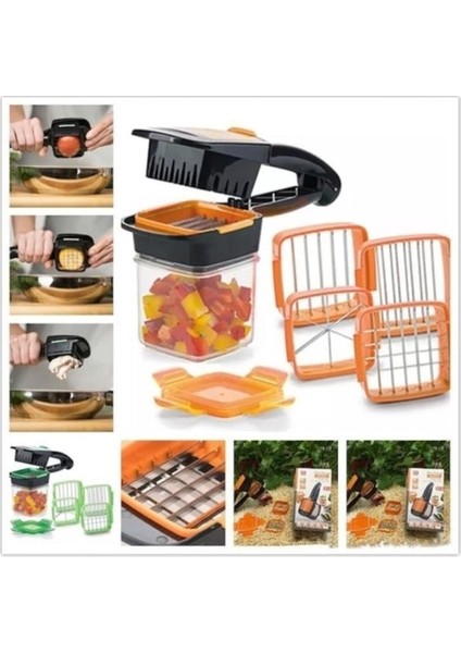Nicer Dicer Quıck 5 In 1 Pratik Hazneli Sebze Meyve Doğrayıcı modelleri