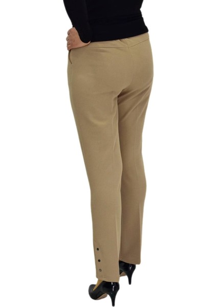 Kadın Paça Puntalı Beli Lastikli Kumaş Pantolon BGL-ST04323 fırsatları