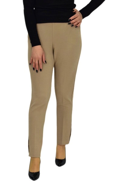 Kadın Paça Puntalı Beli Lastikli Kumaş Pantolon BGL-ST04323 fiyatları