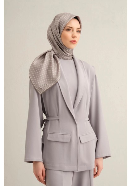 2025 Ilkbahar - Yaz - Dj Saf Ipek Eşarp ( SURA)-9345D01