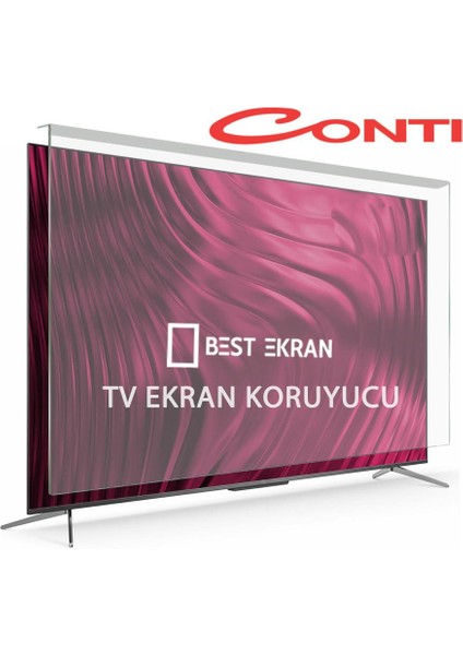 Conti CT65AN200U Tv Ekran Koruyucu - Conti 65" Inç 165 Ekran Tv Koruyucu 4K UHD Frameless Android