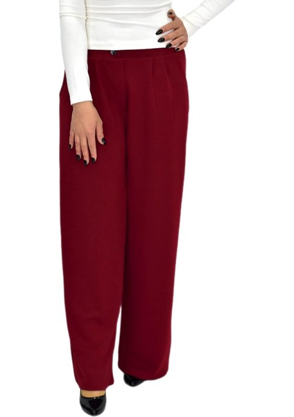 Kadın Pileli Beli Lastikli Bol Pantolon BGL-ST04252 fiyatları